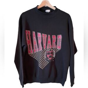 90s vintage harvard sweatshirt Medium